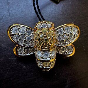 Bee Brooch by Swarovski NWT vintage original w/ tags & Saks Fifth Avenue box